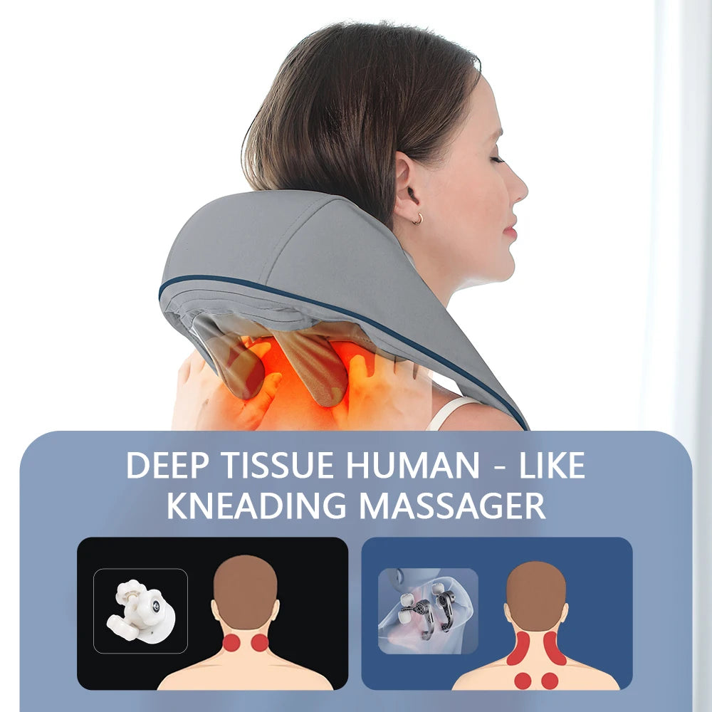 MASSOVIA™ Neck & Shoulder Hand-Like Massager