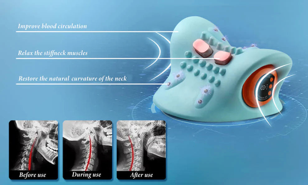 MASSOVIA™ PostureLift Massager — Neck & Shoulder Pain Relief Device