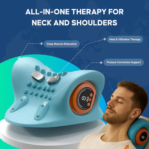 MASSOVIA™ PostureLift Massager — Neck & Shoulder Pain Relief Device