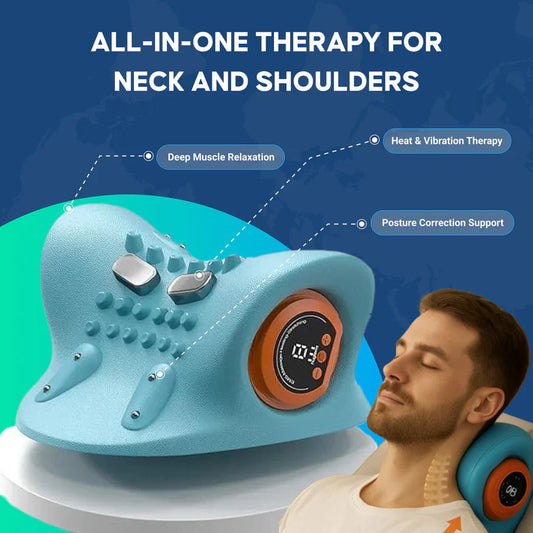 MASSOVIA™ PostureLift Massager — Neck & Shoulder Pain Relief Device