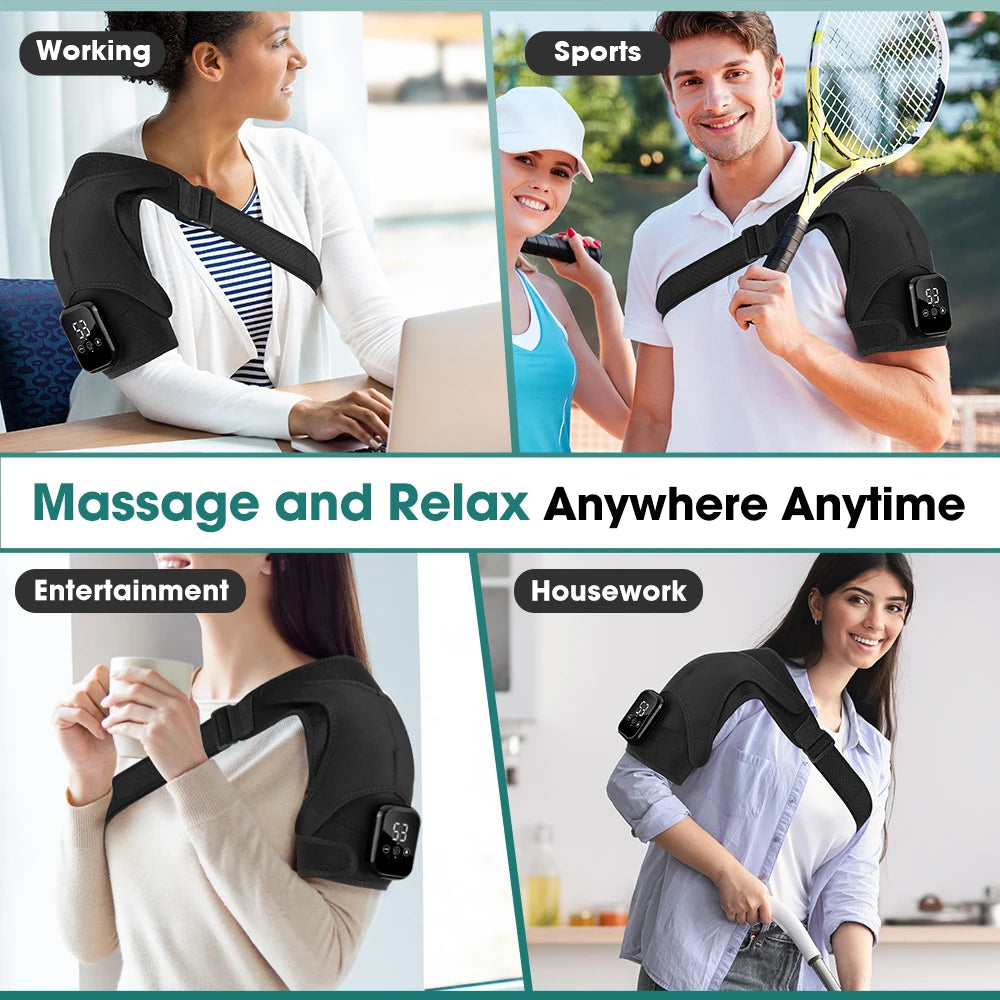 MASSOVIA™ ReliefChain Knee, Shoulder & Neck Massager