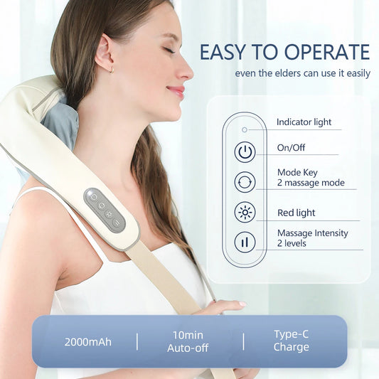 MASSOVIA™  Neck & Shoulder Hand-Like Massager